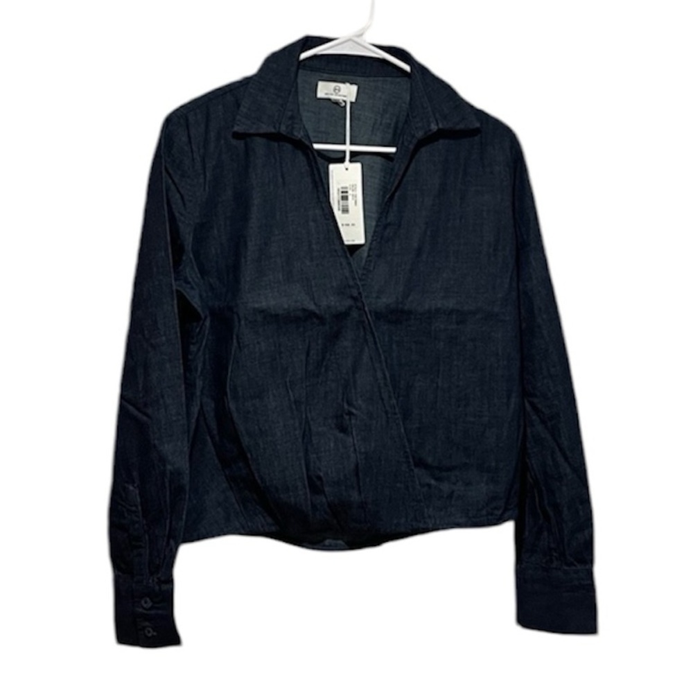 NWT‎ AG Jaline Denim Top - Adriano Goldschmied